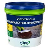 Pintura Asfáltica Acqua Galão 3,6 Litros Viabit - V03114368 - Viapol Viapol
