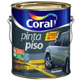 Tinta Acrílica Premium Para Piso Fosco Vermelho Segurança 3,6 Litros - Coral Coral