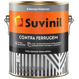 Tinta Esmalte Brilhante Contra Ferrugem 3,6 Litros Cinza Escuro - 50581390 - Suvinil Suvinil