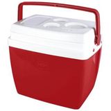 Caixa Térmica Cooler Glacial 26 Litros Vermelha - 25108172 - Mor Mor