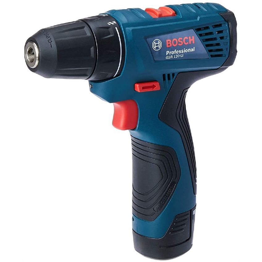 Parafusadeira Furadeira A Bateria 12 Volts Gsr 120-li Com Carregador - 06019g80e1000 - Bosch Bosch - imagem 2