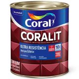 Esmalte Sintético Coralit Ultra Resistência Fosco 900ml Branco - 5202784 - Coral Coral