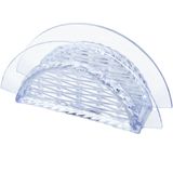 Porta Guardanapo Temática Em Cristal Acrílico Com Detalhes Trançados - Keita Keita