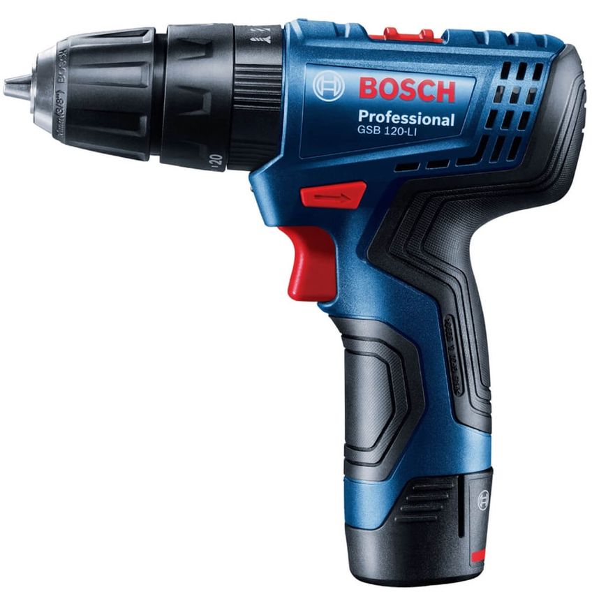 Parafusadeira E Furadeira De Impacto 3/8" A Bateria 12 Volts Bivolt Gsb 120-li + Maleta E 2 Baterias 2.0ah - 06019g81e0000 - Bosch Bosch - imagem 3