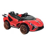 Carro Elétrico Infantil Vermelho 12v Lamborghini Toys Import