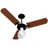 Ventilador De Teto 3 Pás New Delta Light Preto - 383119 - Venti Delta Venti-delta