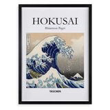 Quadro Decorativo Hokusai - Onda 24x18cm - Com Vidro