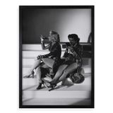 Quadro Marilyn E Jane Russell 45x34cm - Com Vidro