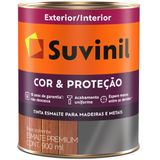 Tinta Esmalte Sintético Cor E Proteção Brilhante Para Madeira E Metal 900ml Vermelho - 53382168 - Suvinil Suvinil