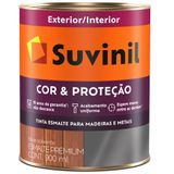 Tinta Esmalte Sintético Cor E Proteção Brilhante Para Madeira E Metal 900ml Vinho Chassis - 53383069 - Suvinil Suvinil