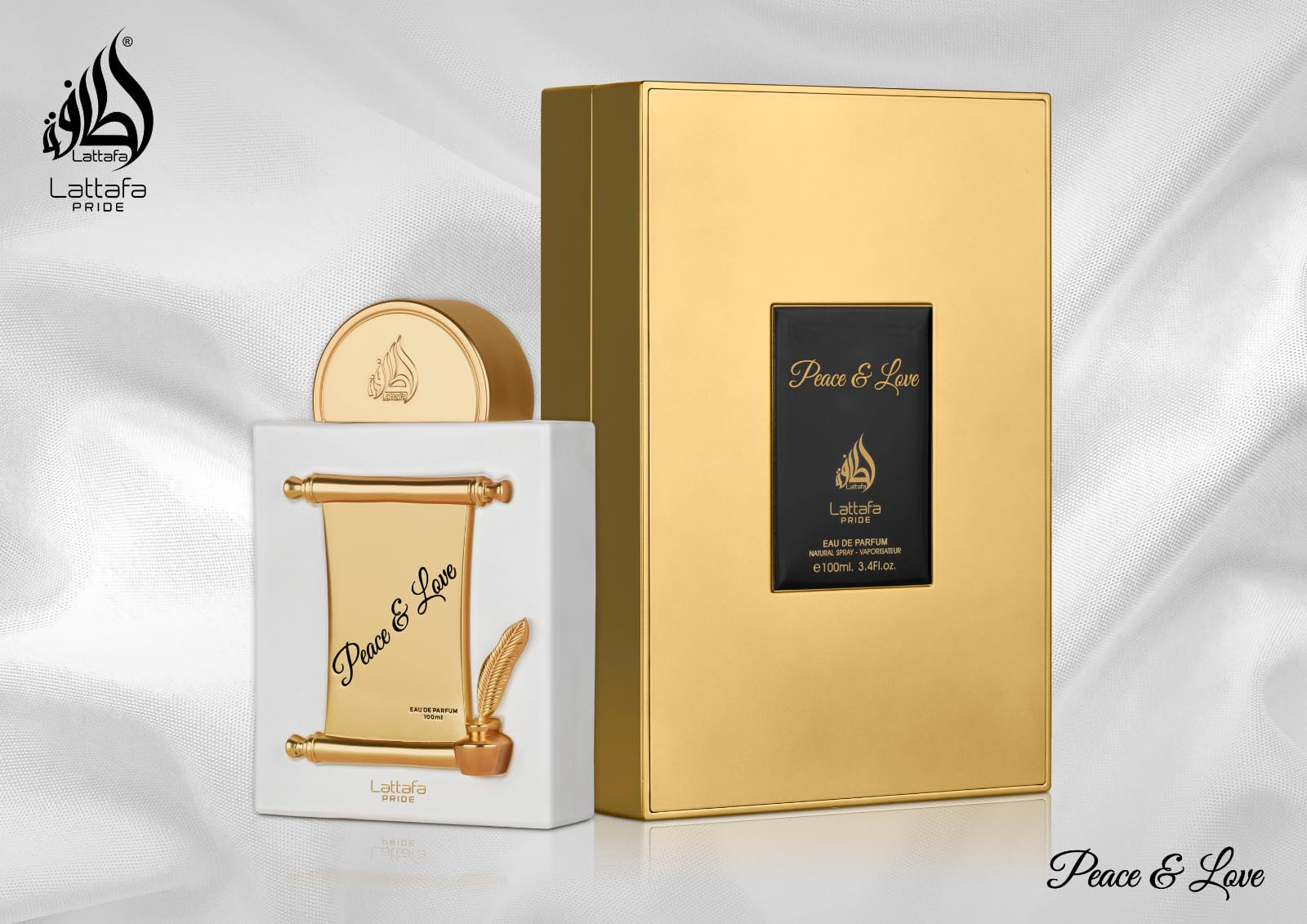 Perfume Lattafa Pride Peace & Love Eau De Parfum 100ml Unissex