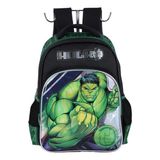 Mochila Escolar Menino Vingadores Capitão América Hulk