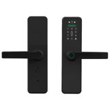 Fechadura Digital Qieman Tuya Sl009 Wifi Preto