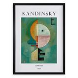 Quadro Decorativo Kandinsky - Upward 24x18cm - Com Vidro