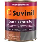 Tinta Esmalte Sintético Cor E Proteção Brilhante Para Madeira E Metal 900ml Amarelo Ouro - 53376762 - Suvinil Suvinil