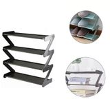 Sapateira Retro 4 Prateleiras 8 Pares Tênis Sapatos Compacta