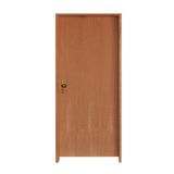 Kit Porta Lisa Padrão Imbuia 92 X 2.10 Batente 14cm Fechadura Externa Lado Direito - Hale