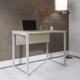 Mesa Para Escritório Industrial 90cm P25 Castanheira/cinza