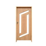 Porta 2l Vazados P.imbuia 82 X 2.10 Batente Misto 14cm Fechadura Externa Lado Direito - Rodam