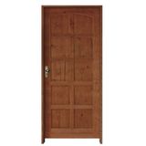 Porta Torneada 10 Bicos 82 X 2.10 Batente Ecológico 14 Cm Fechadura Externa Taco De Golfe - Rodam
