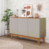 Buffet Para Sala De Jantar 3 Portas Moderno Gianduia