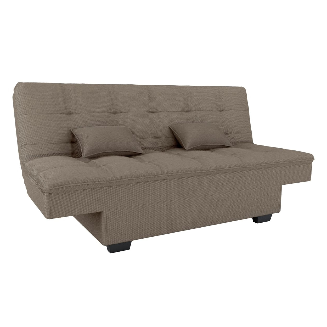 Sofá Cama Esmeralda 3 Lugares Matrix Bege E412