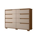 Comoda 8 Gavetas Georgia Moval Carvalho/fendi