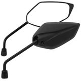 Par Retrovisor Fazer Ys 150 2016 A 2020 Preto 9mm Gvs