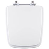 Tampa De Vaso Poliéster Clean Branco Para Bacia Deca 1.6gpf 6lpf