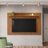 Painel Genova 2.0 Para Tv Até 75 Polegadas Nature Fosco