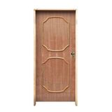 Porta Pm-01 M 1 Lado Padrão Imbuia 82 X 2.10 Batente Misto 14 Cm Fechadura Externa Lado Esquerdo - Rodam
