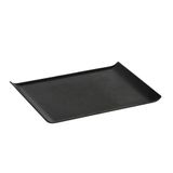 Bandeja Servir Quadrada 30x45 Preta Em Polipropileno Linha Tropical Vem