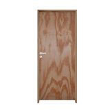 Porta Lisa Mescla Batente Eucalipto 14 Cm Fechadura Stilo Externa Cromada 62 X 2.10 Lado Reversível - Hale