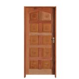Porta Torneada 10 Bicos 82 X 2.10 Batente Misto 14 Cm Fechadura Externa Lado Esquerdo - Rodam
