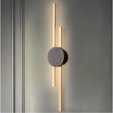 Luminária Arandela 60cm Barra Linear Duplo Led Minimalista
