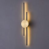 Luminária Arandela 60cm Barra Linear Duplo Led Minimalista