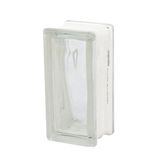 1/2 Bloco De Vidro Ondulado 19x9x8cm (wave) - Construmarcas