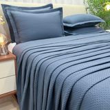 Cama Posta King Size Seline Colcha Luxo 200 Fios Bordado 3