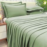 Cama Posta King Size Seline Colcha Luxo 200 Fios Bordado 3
