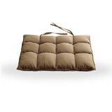 Assentos De Cadeira Futon 40x40 Em Sued Liso - Shop Bege
