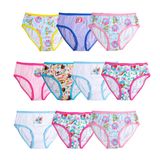 Calcinhas Disney Girls Princess Multipack 100% Algodão Penteado