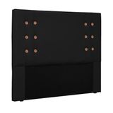Cabeceira King Size 1,95m Kors Pu Preto