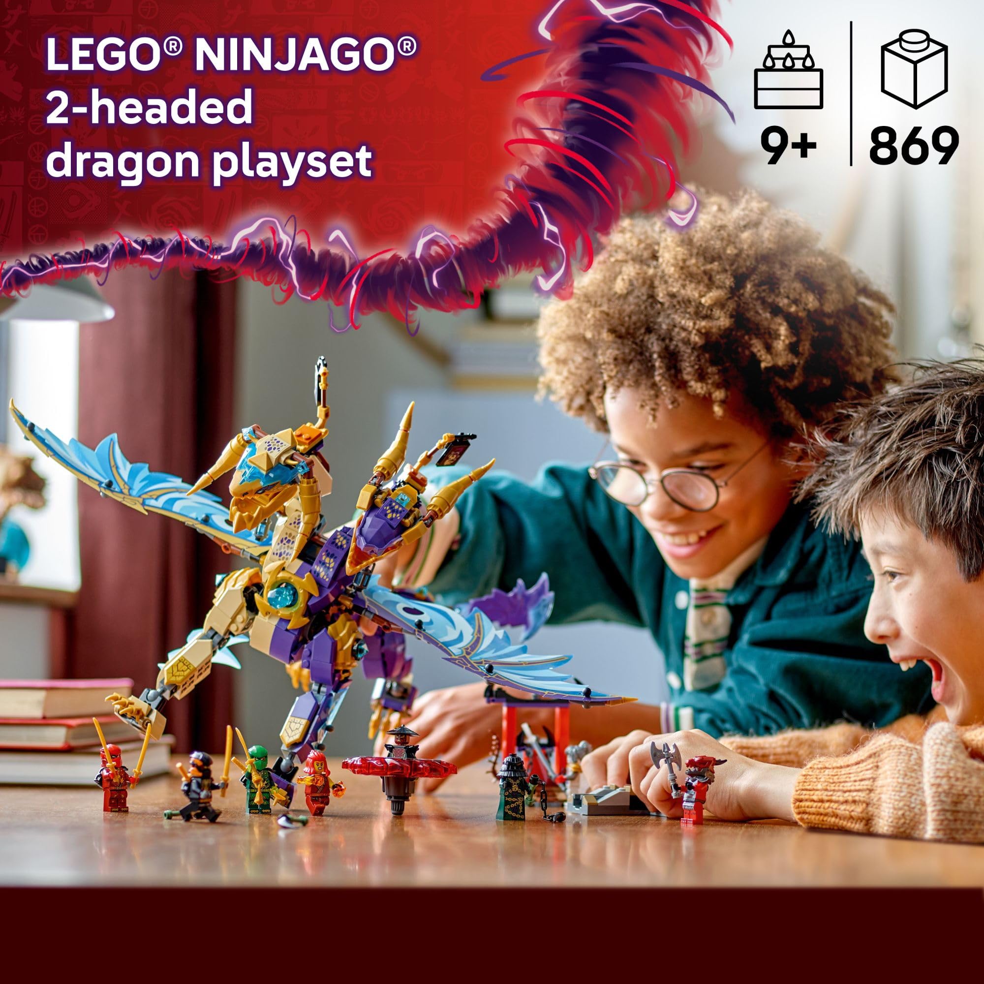 Conjunto De Brinquedos Lego Ninjago Arc Dragon Of Focus Com 8