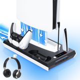 Estação De Resfriamento Fivtek Ps5/ps5 Slim Com Carregador De Controlador Duplo