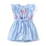 Macacão Disney Frozen Elsa Toddler Girl Com Saia De Tule 4-5t