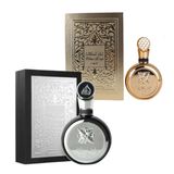 Perfume Masculino Lattafa Fakhar Black 100ml + Perfume Lattafa Gold Extrait 100ml Eau De Parfum