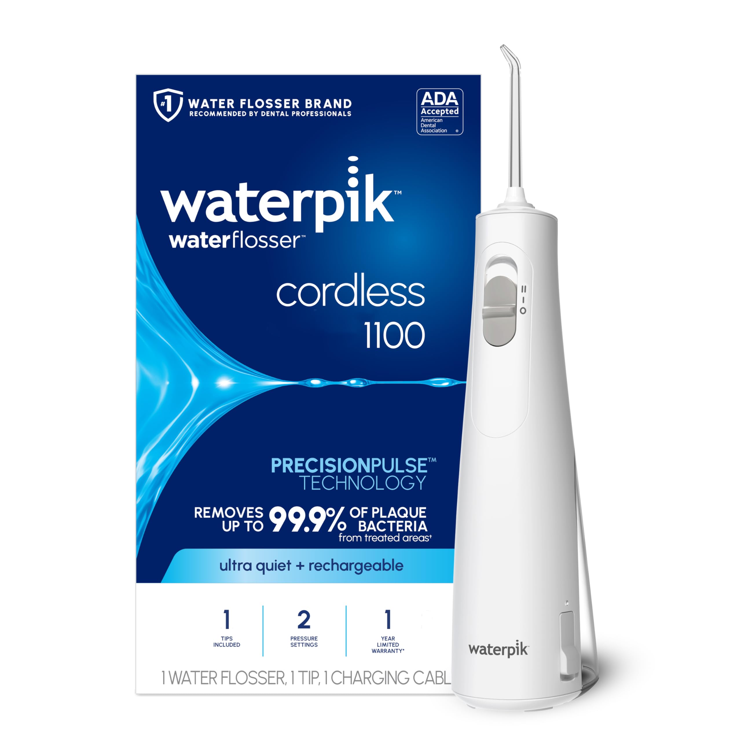 Water Flosser Waterpik Cordless 1100 Wf-30cd Recarregável - Carrefour