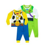 Pijamas Disney Boys Toy Story Woody And Buzz, Pacote Com 2, Tamanho 5