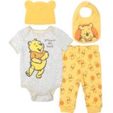 Conjunto De Roupas Disney Winnie The Pooh Newborn Baby Boys 4 Peças