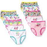 Cuecas Disney Girls Minnie Mouse, Pacote Com 10 Peças 4t